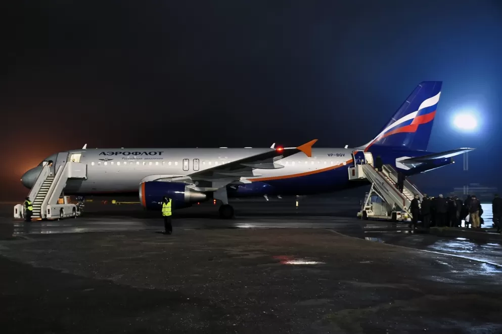 Flugzeug der Aeroflot