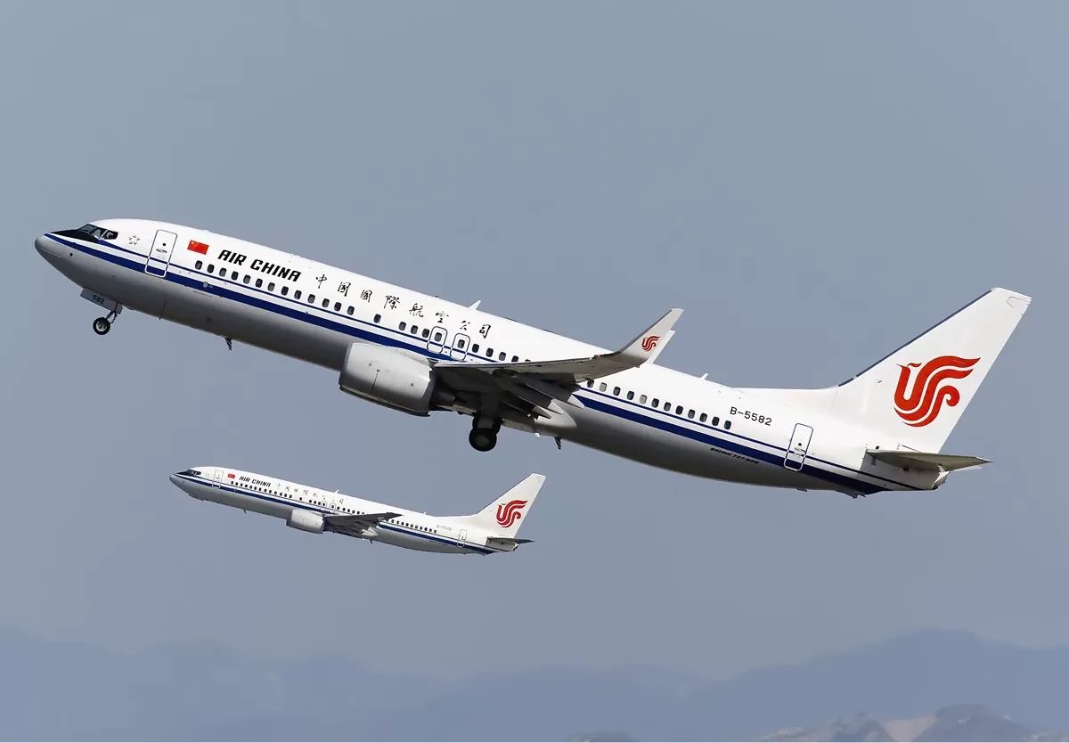 Flugzeug der Air China