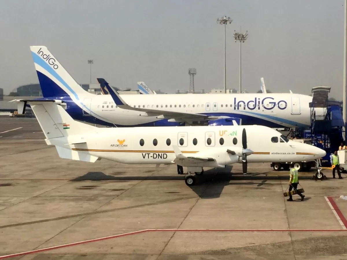 Flugzeug der Air Deccan