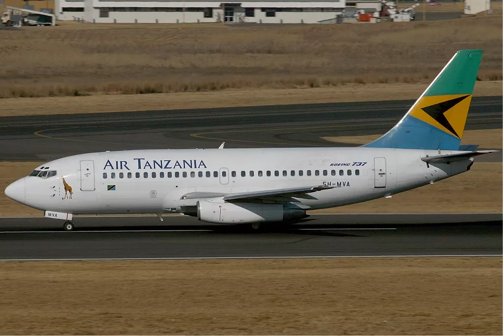 Flugzeug der Air Tanzania