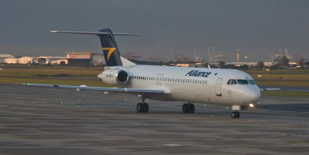Flugzeug der Alliance Airlines