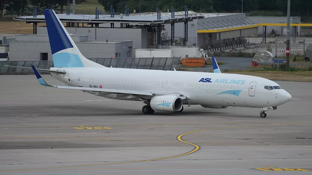 Flugzeug der ASL Airlines Belgium