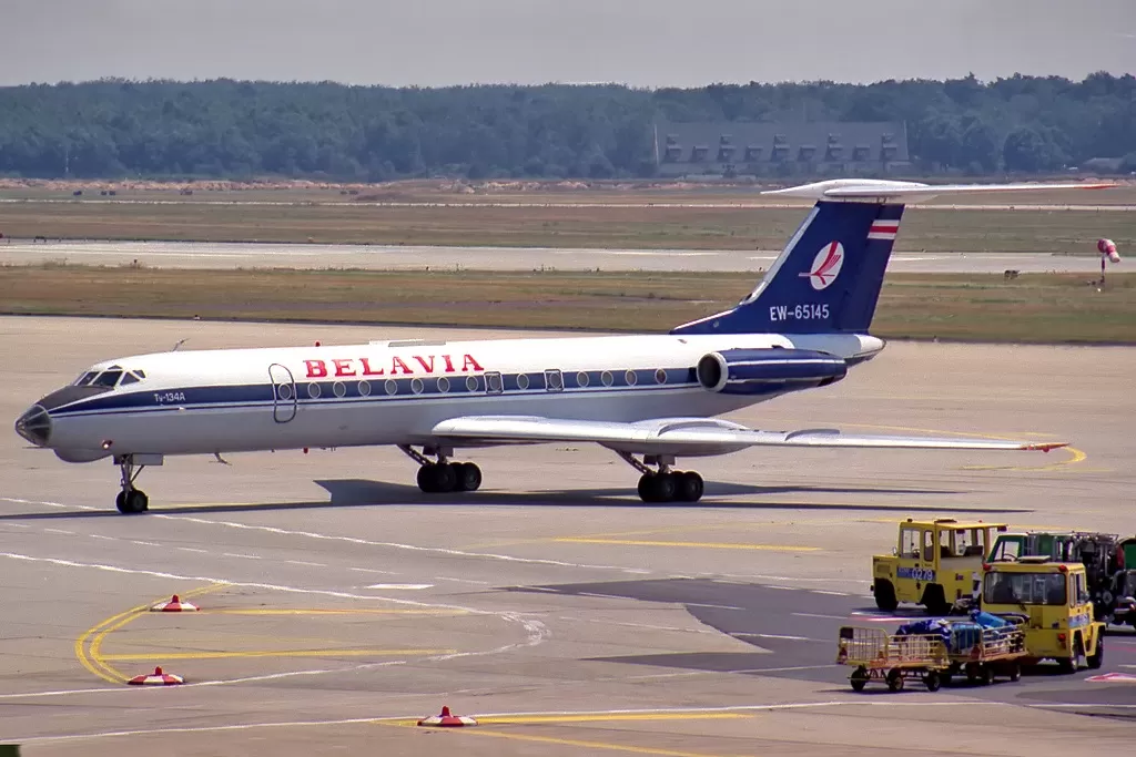 Flugzeug der Belavia Belarusian Airlines