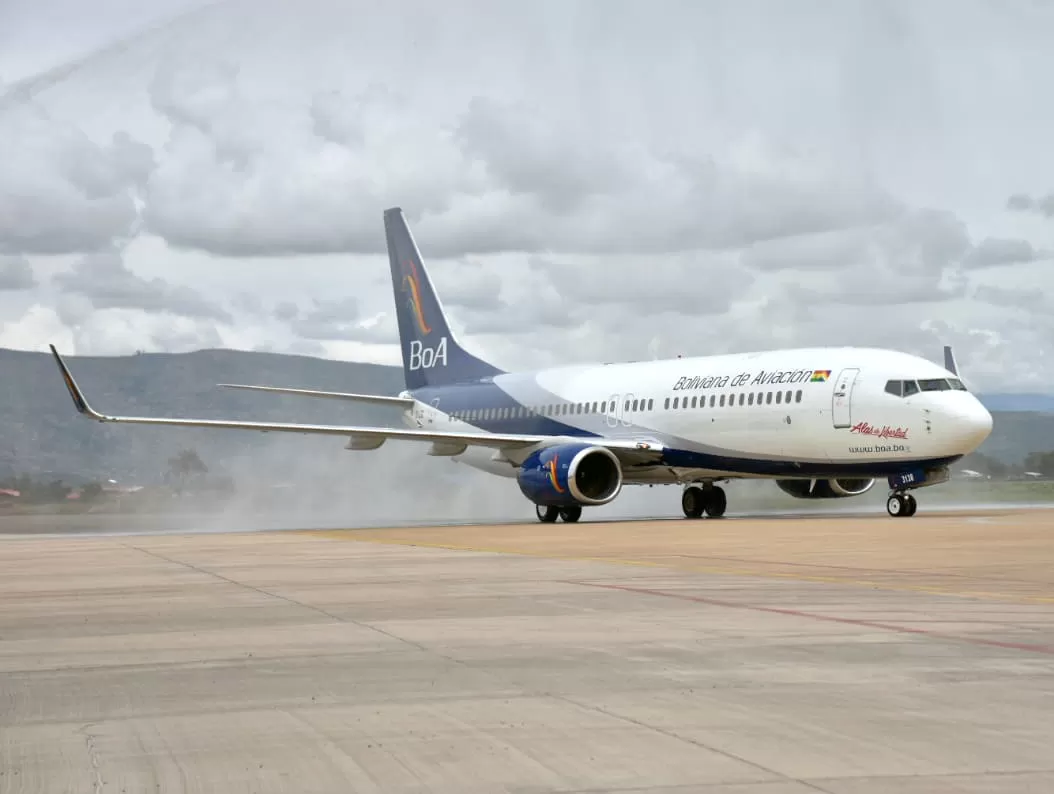 Flugzeug der Boliviana de Aviación