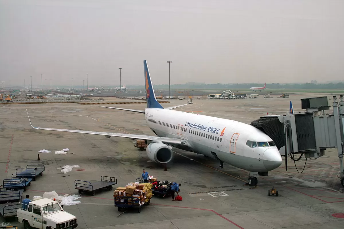 Flugzeug der Chang An Airlines