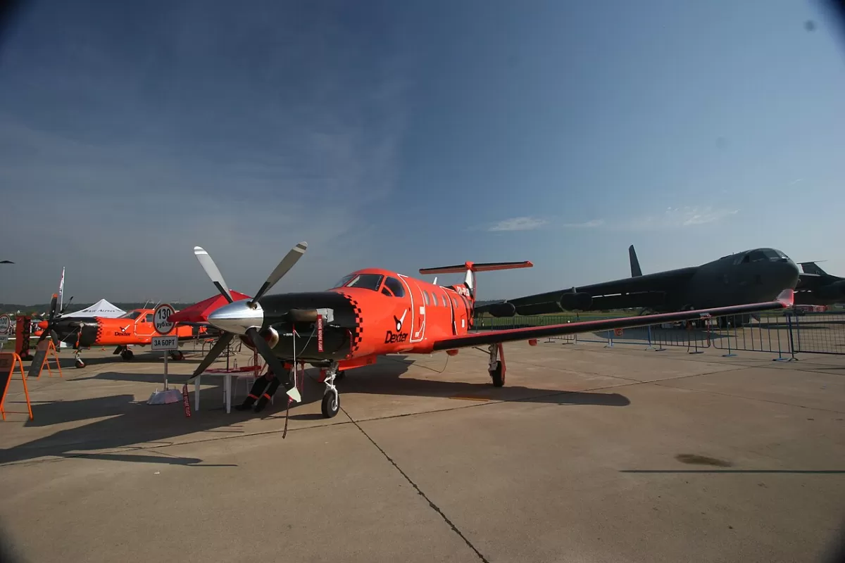 Flugzeug der Dexter Air Taxi
