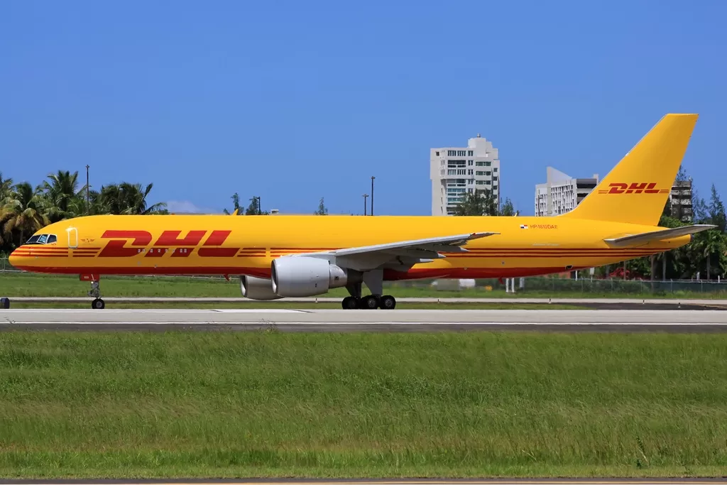 Flugzeug der DHL Aero Expreso