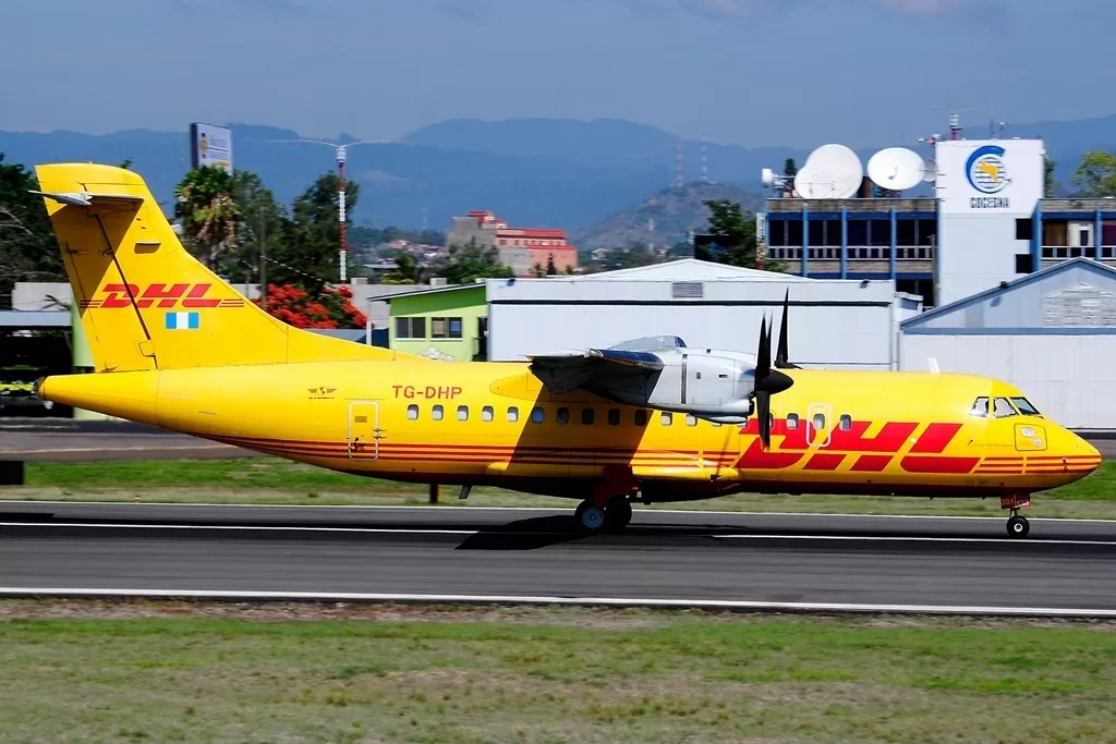 Flugzeug der DHL de Guatemala