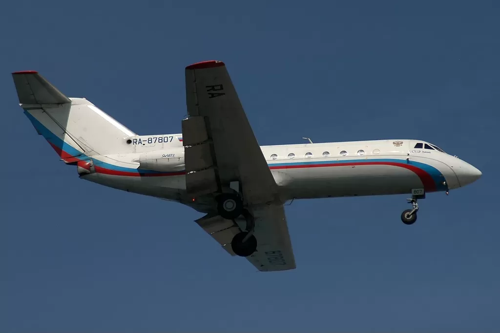 Flugzeug der Estar Avia