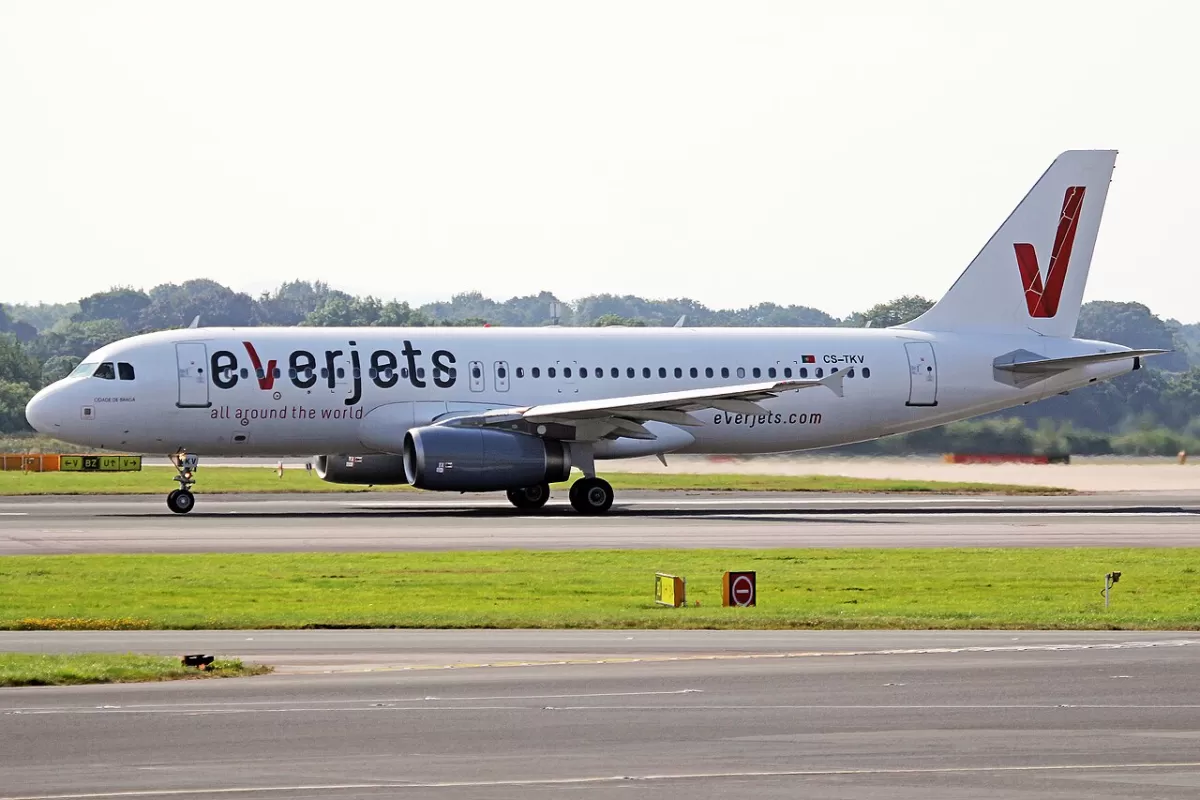 Flugzeug der Everjets
