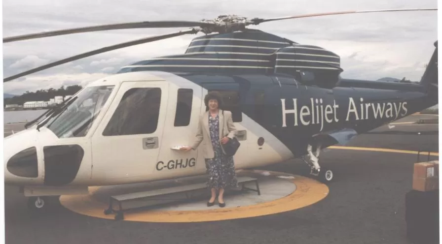 Flugzeug der Helijet