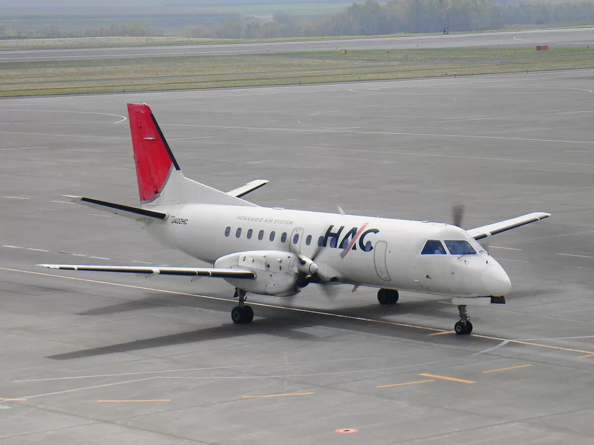 Flugzeug der Hokkaido Air System