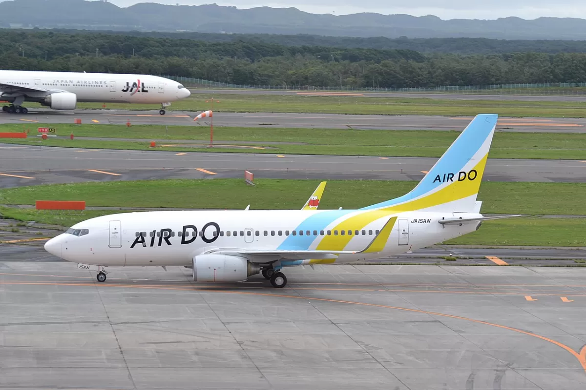 Flugzeug der Hokkaido International Airlines