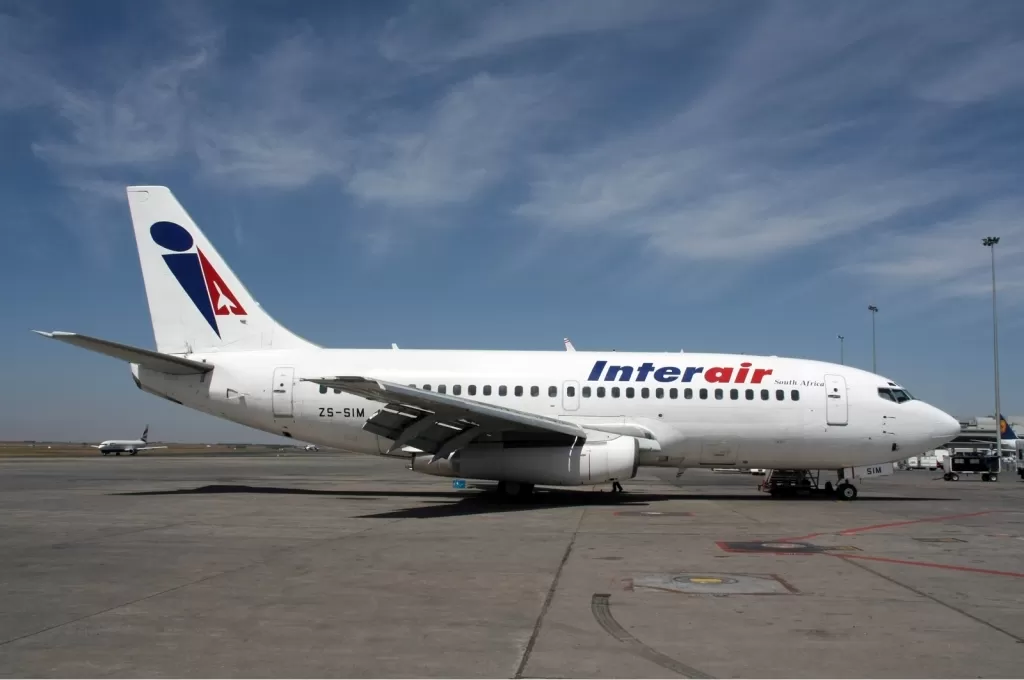 Flugzeug der Interair South Africa