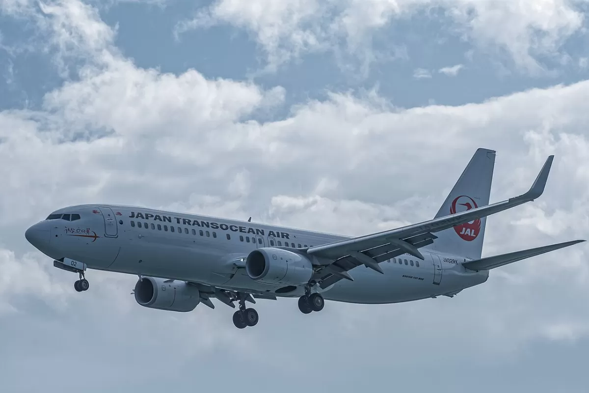 Flugzeug der Japan Transocean Air