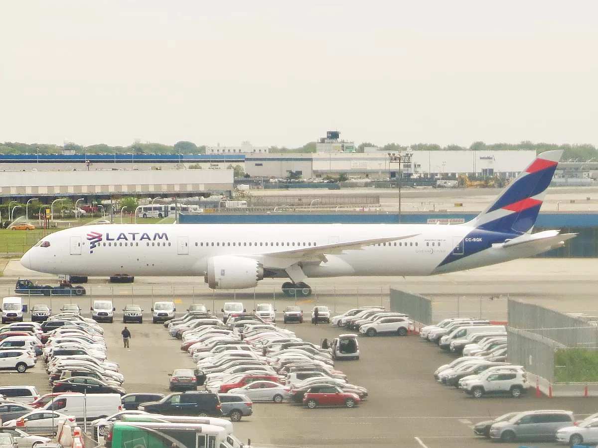 Flugzeug der LATAM Cargo Chile