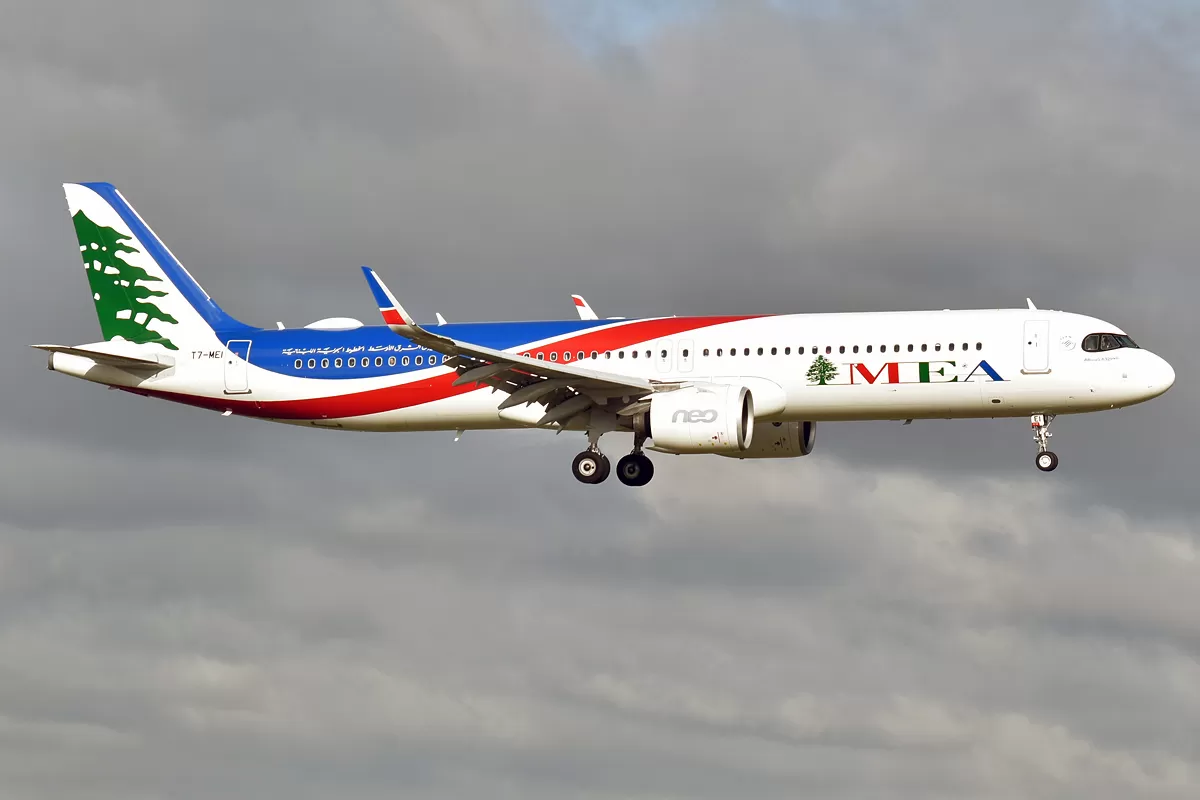 Flugzeug der Middle East Airlines