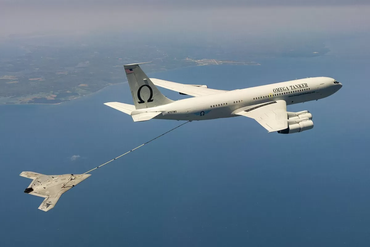 Flugzeug der Omega Aerial Refueling Services