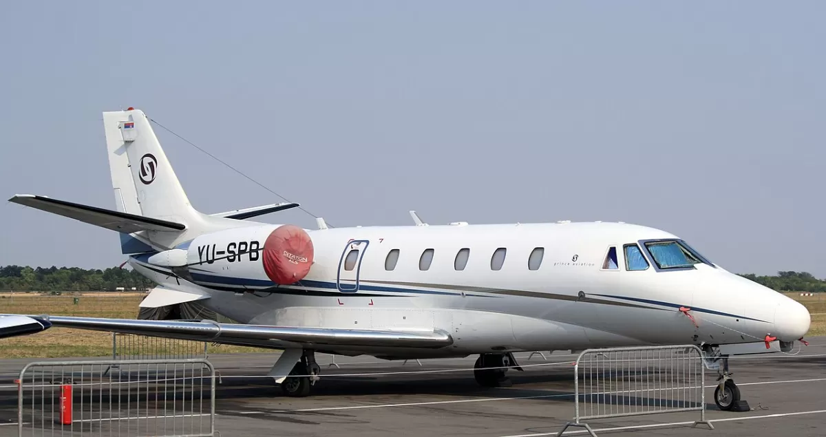Flugzeug der Prince Aviation