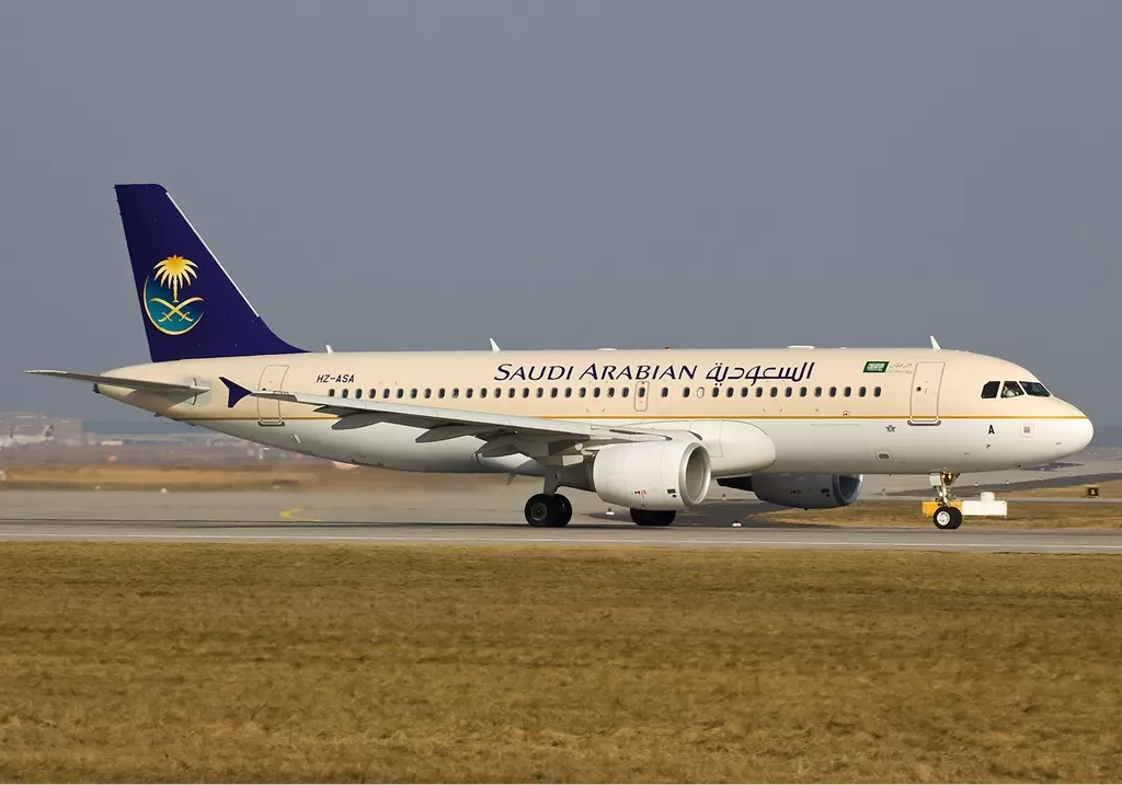 Flugzeug der Saudi Arabian Airlines