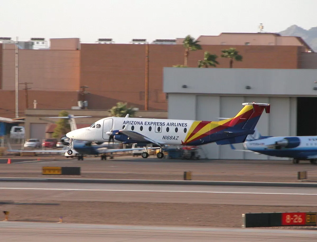 Flugzeug der SkyLink Express