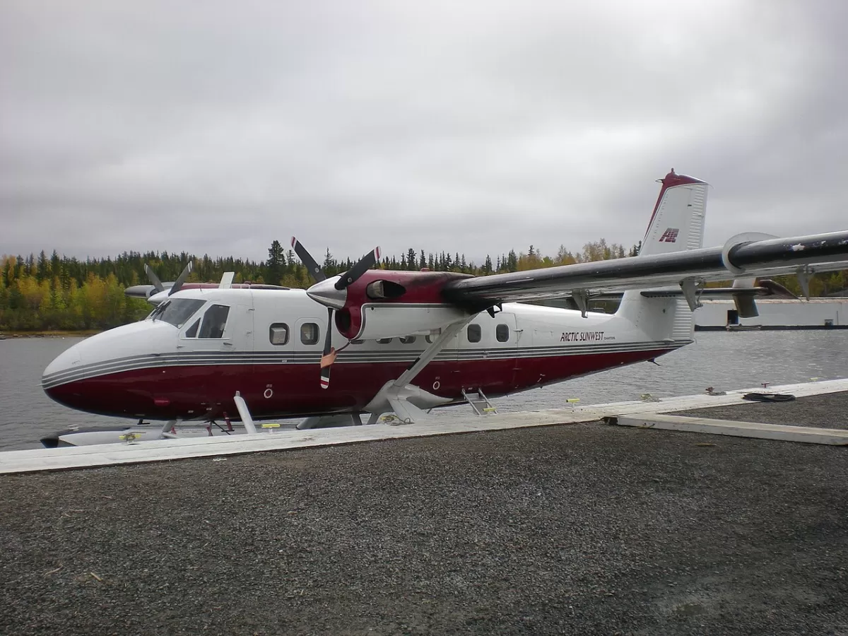 Flugzeug der Sunwest Aviation
