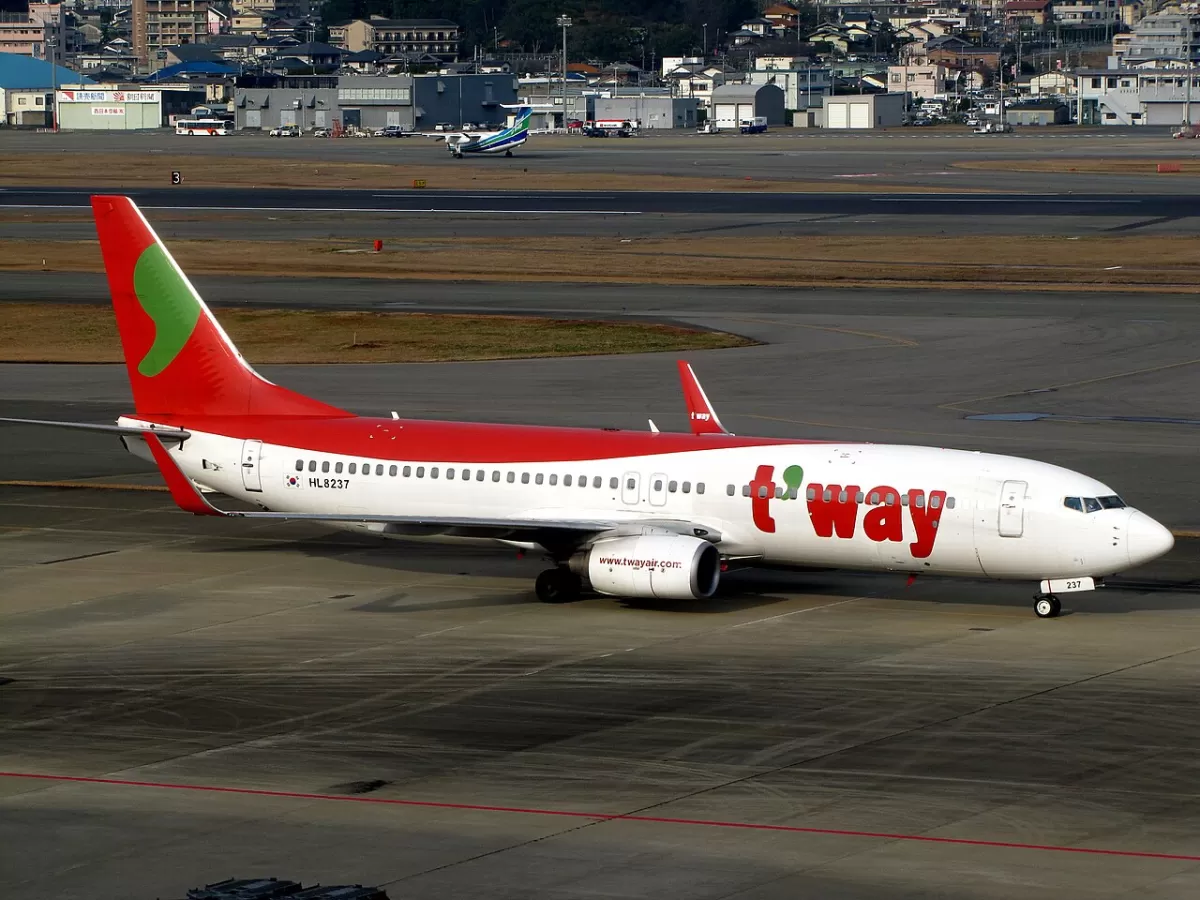 Flugzeug der t’way Air