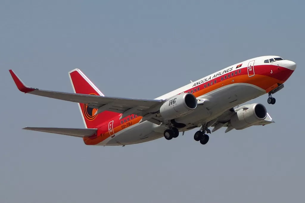 Flugzeug der TAAG Angola Airlines