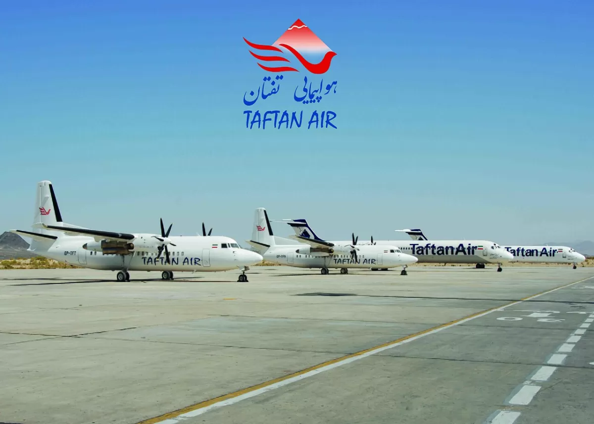 Flugzeug der Taftan Airlines