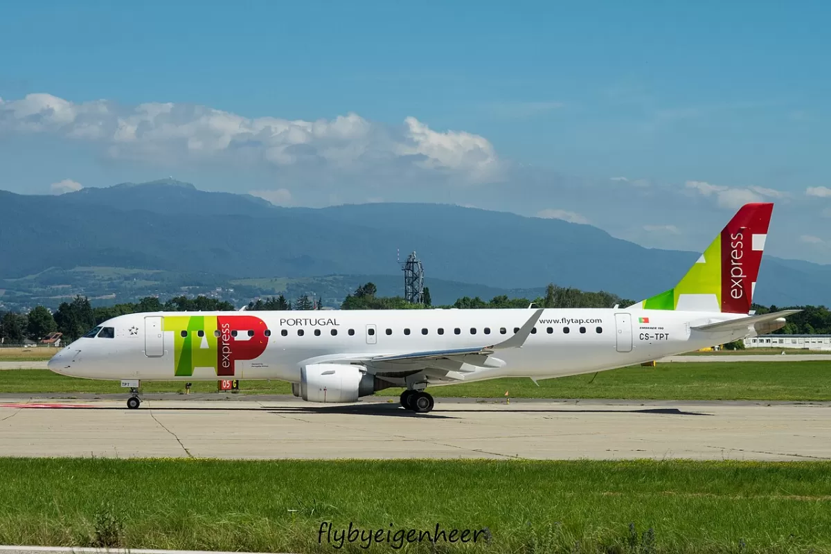 Flugzeug der TAP Express
