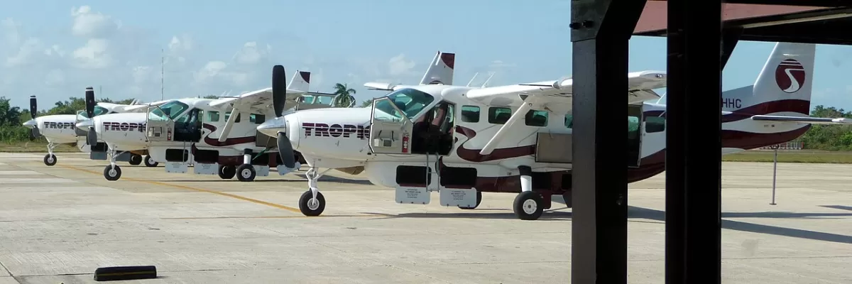 Flugzeug der Tropic Air