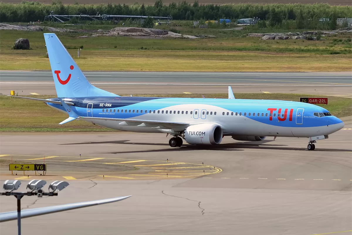 Flugzeug der TUIfly Nordic