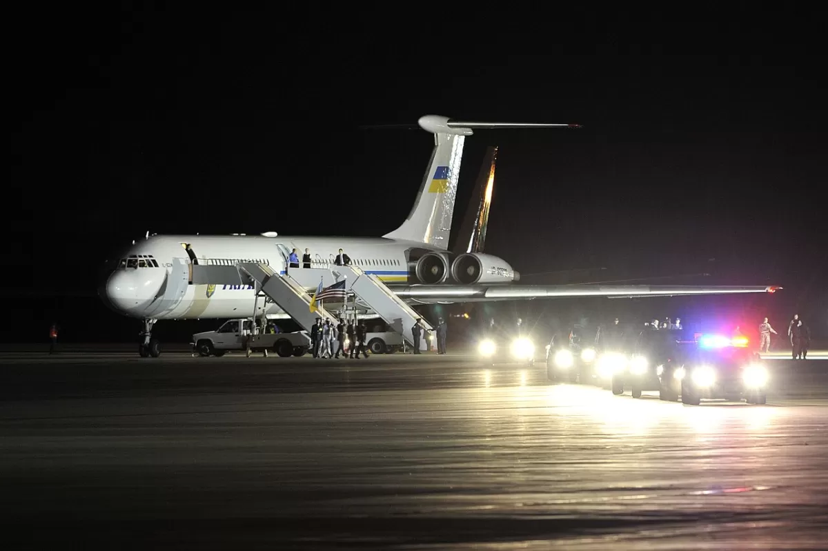 Flugzeug der Ukraine Air Enterprise