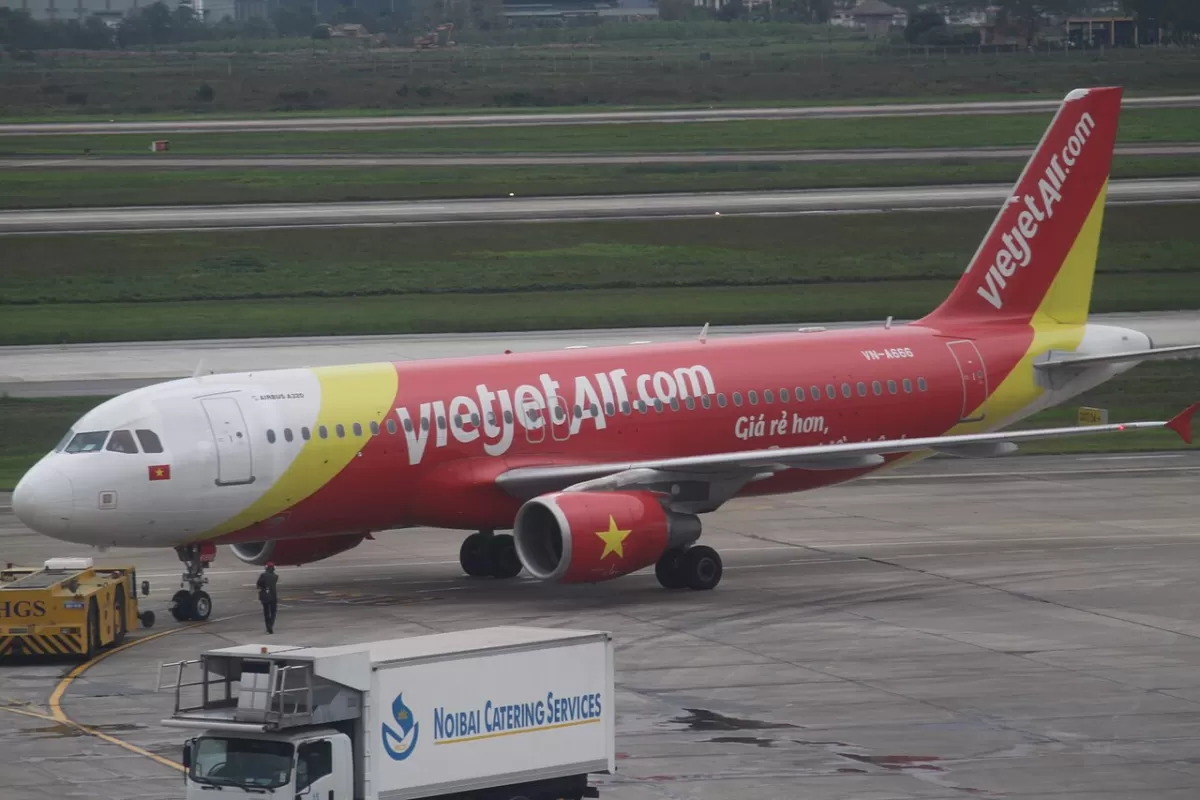 Flugzeug der VietJet Air