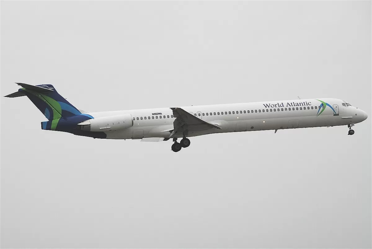 Flugzeug der World Atlantic Airlines